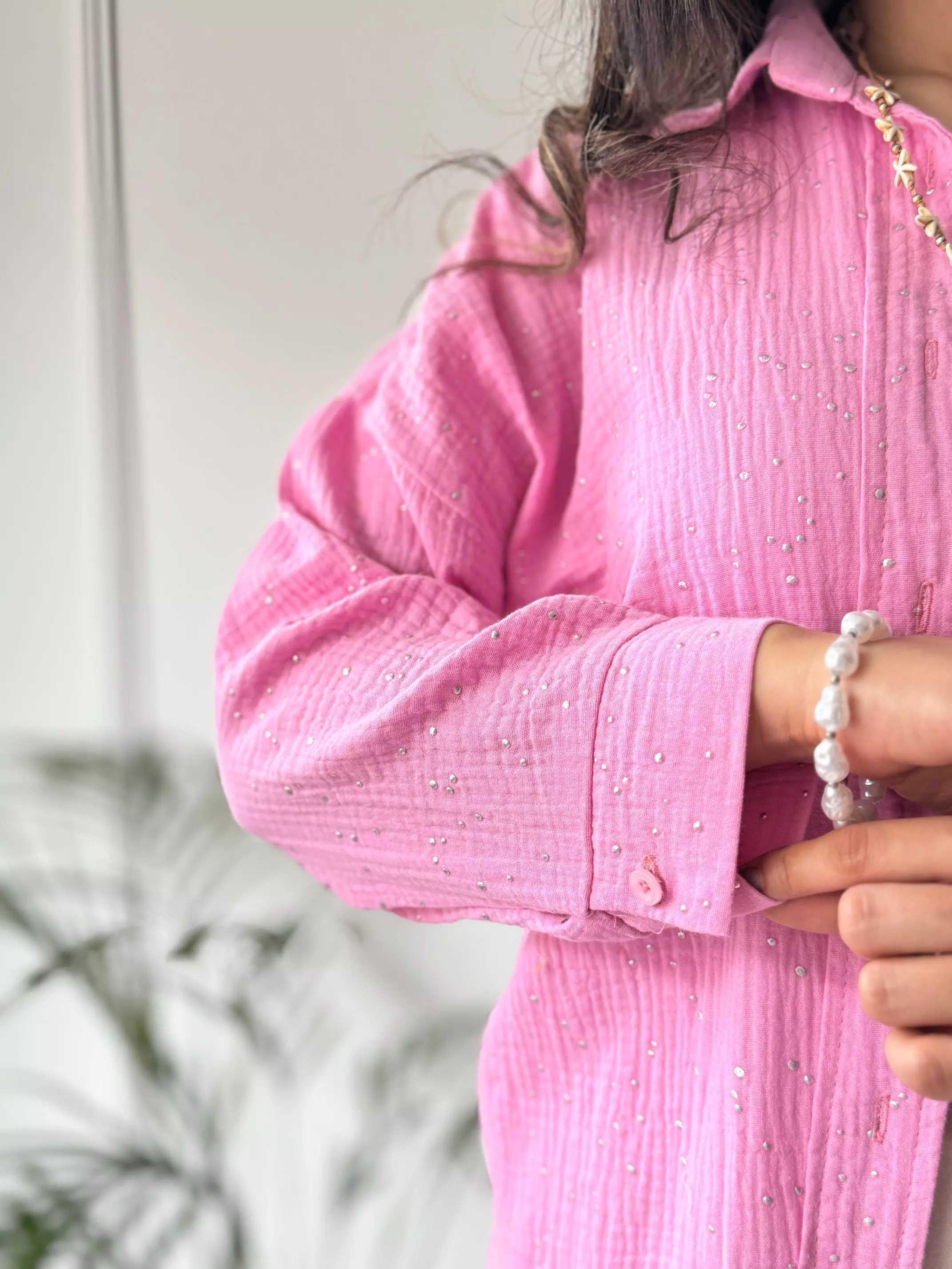 مانتو شومیزی پاستیلی میلانی